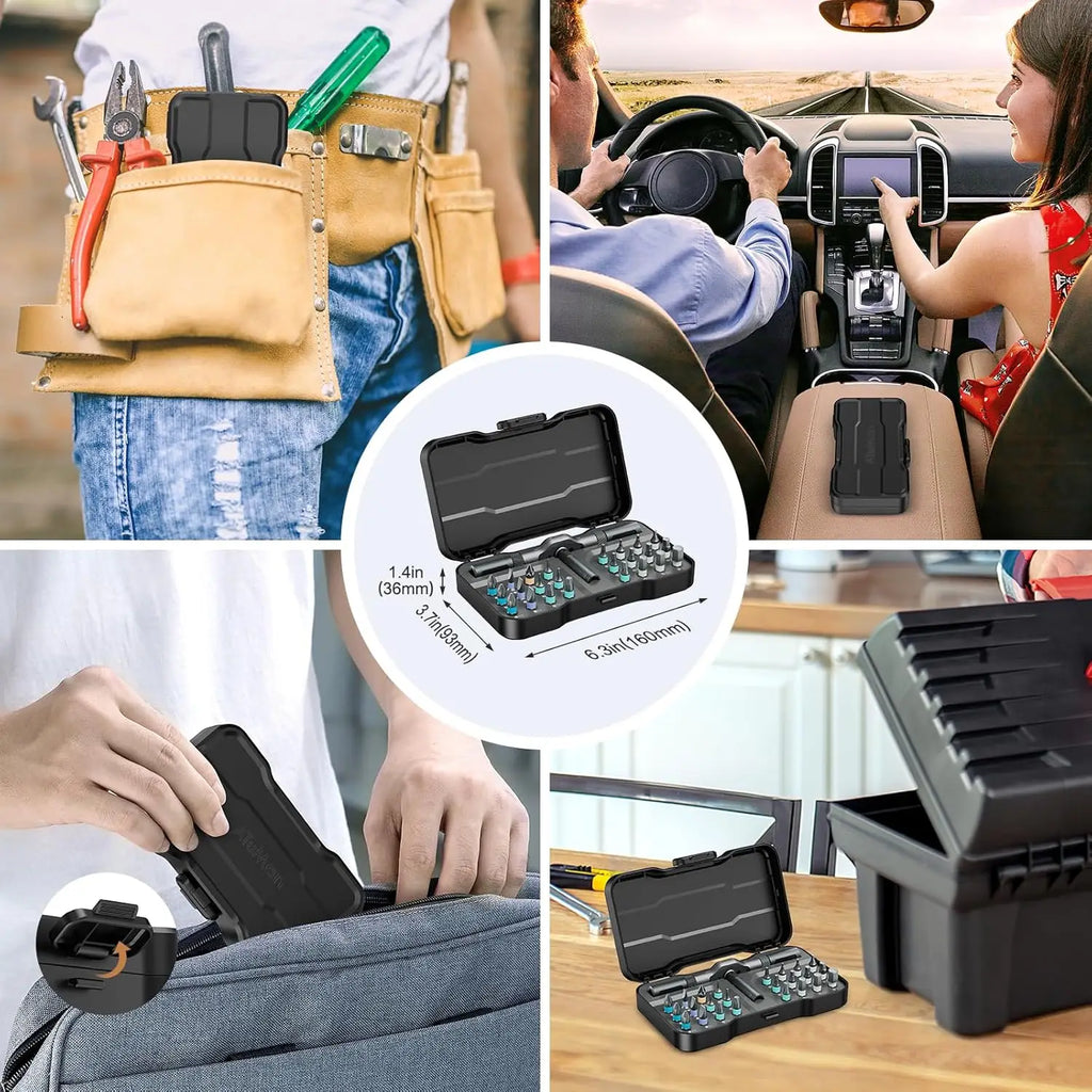 24-in-1 Ratschenschraubendreher magnetische Bits