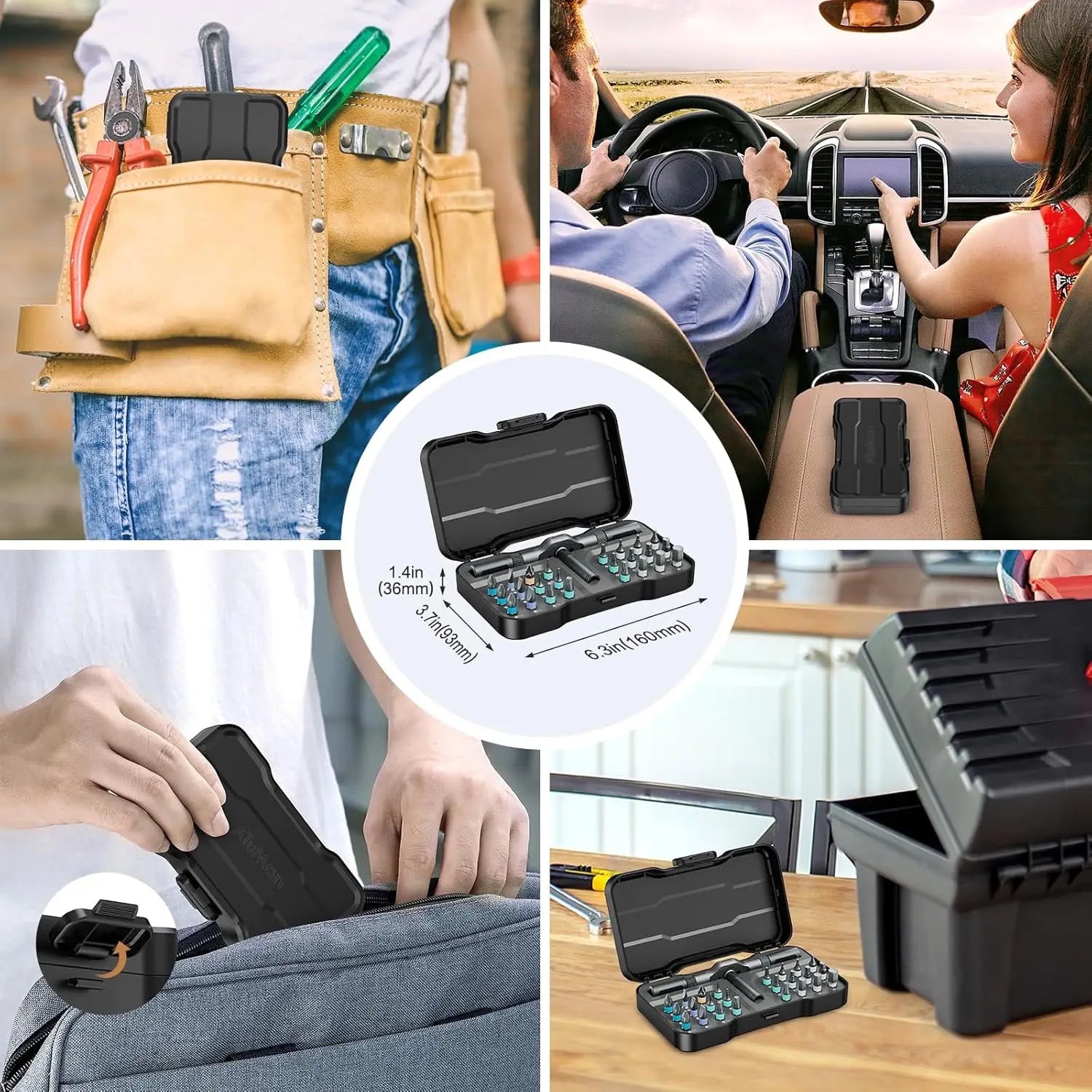 24-in-1 Ratschenschraubendreher magnetische Bits