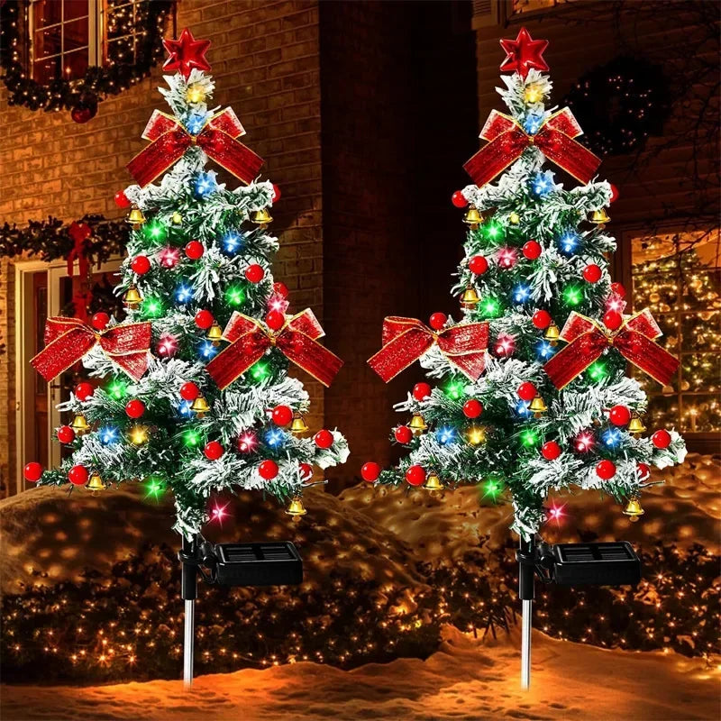 Solar LED Weihnachtsbaum für außen