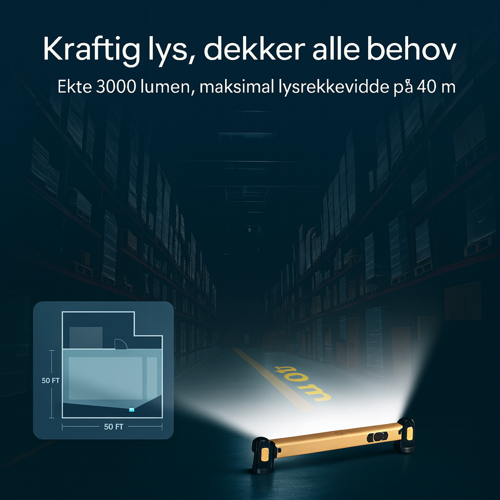 Leistungsstarke magnetische Akku-Arbeitslampe