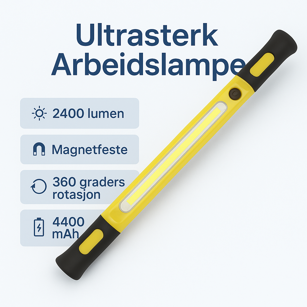 Leistungsstarke magnetische Akku-Arbeitslampe