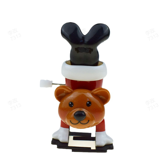 Aufziehbares Weihnachtsspielzeug 2 für 1