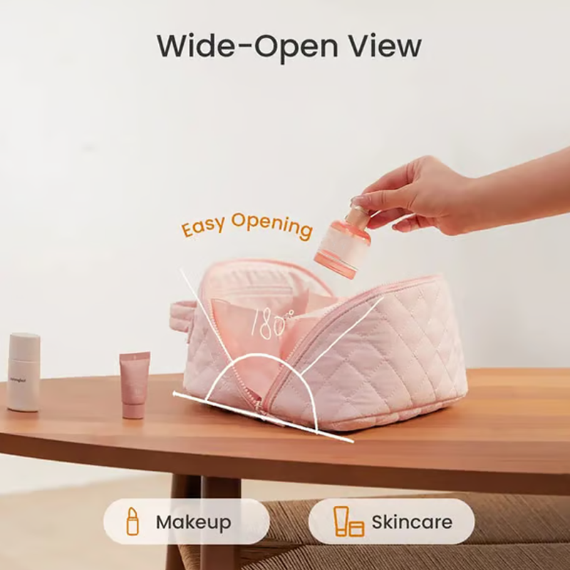 Kompakte Kosmetiktasche für unterwegs