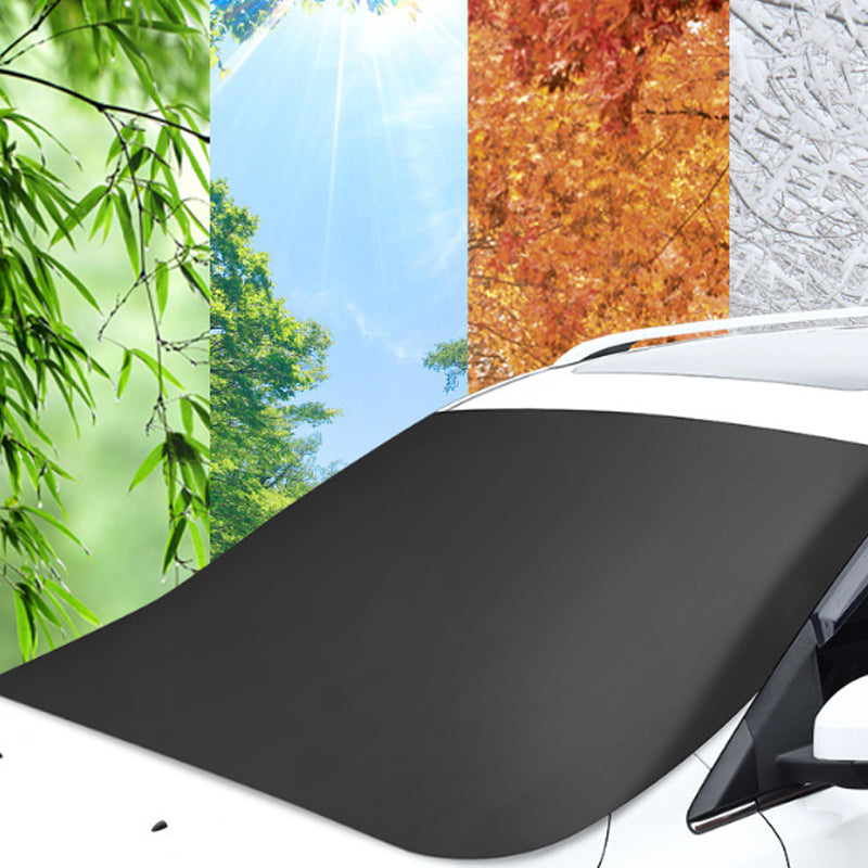 Magnetische Windschutzscheibenabdeckung gegen Eis und Schnee