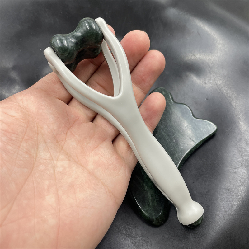 Gua Sha Gesichtsmassage Set Naturstein