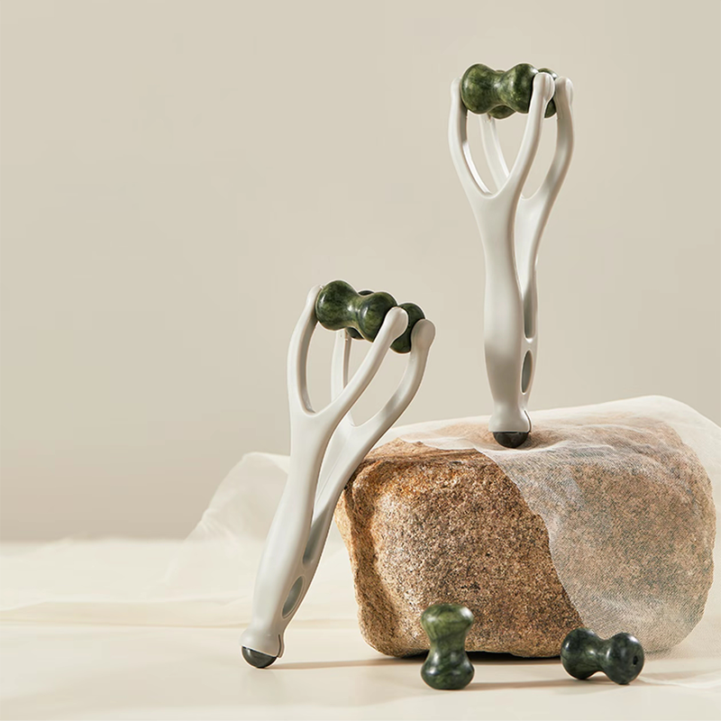 Gua Sha Gesichtsmassage Set Naturstein