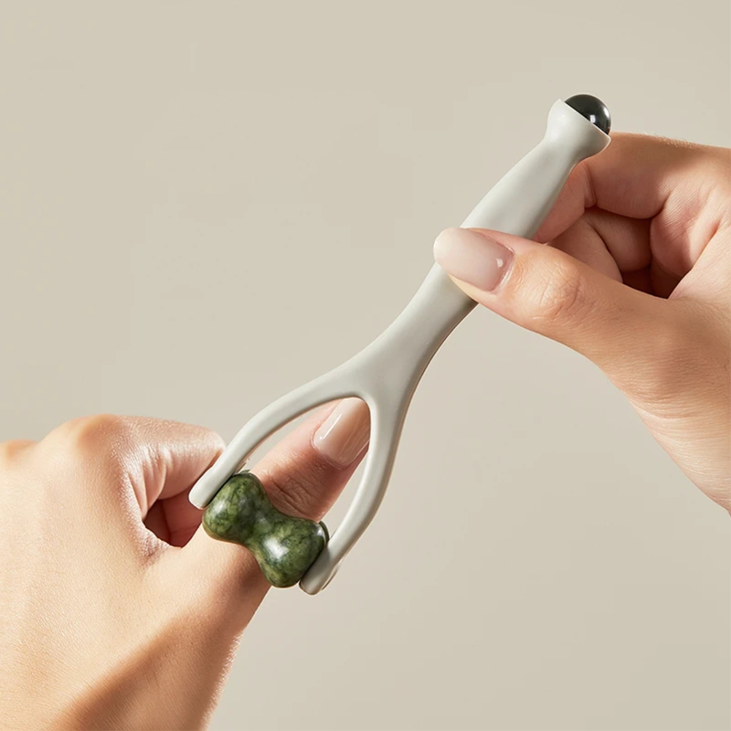 Gua Sha Gesichtsmassage Set Naturstein