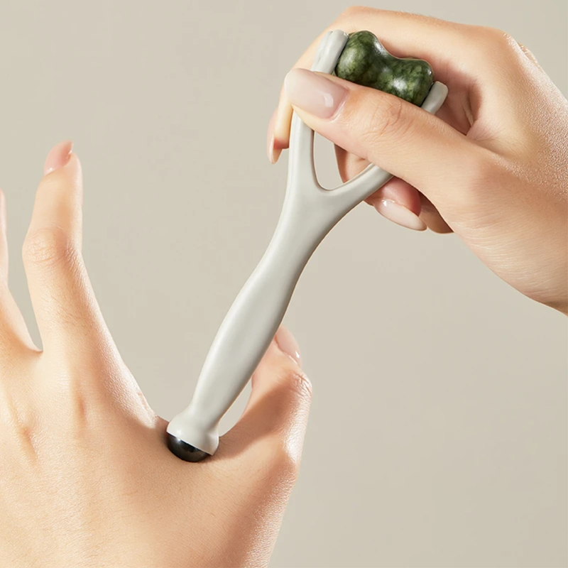 Gua Sha Gesichtsmassage Set Naturstein