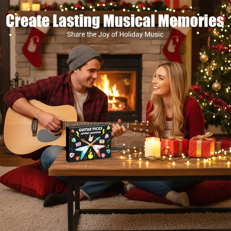 Gitarristen Adventskalender mit 24 Plektren