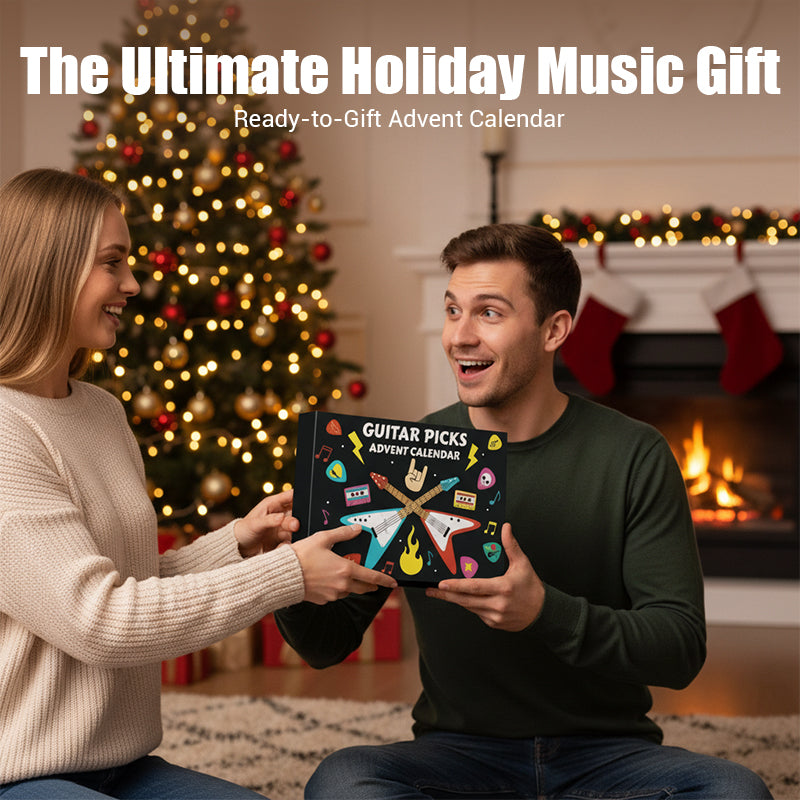 Gitarristen Adventskalender mit 24 Plektren