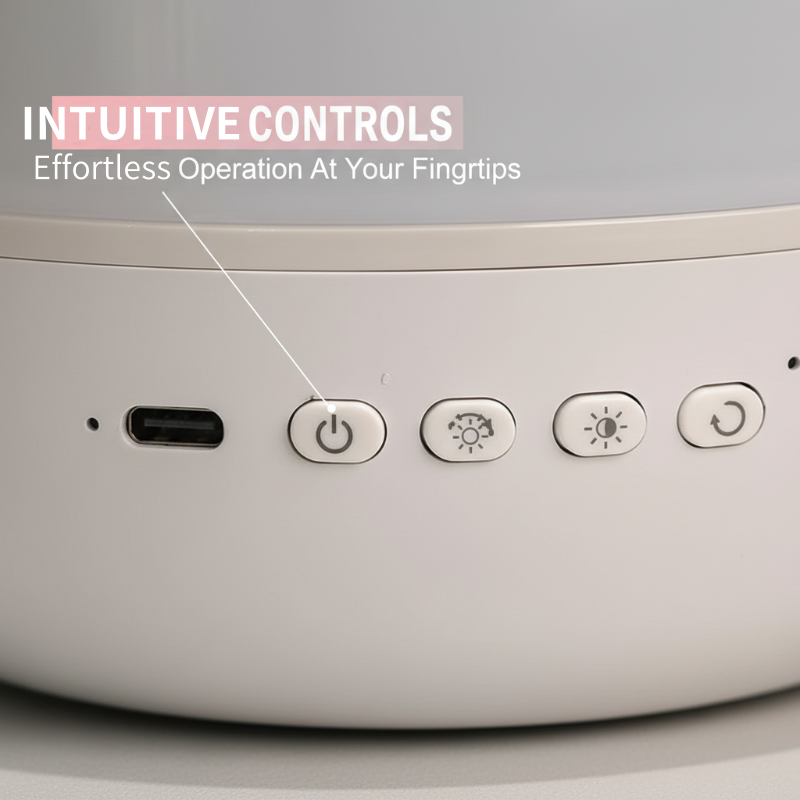 Aufladbarer drehbarer Sternenhimmel Projektor Nachtlicht