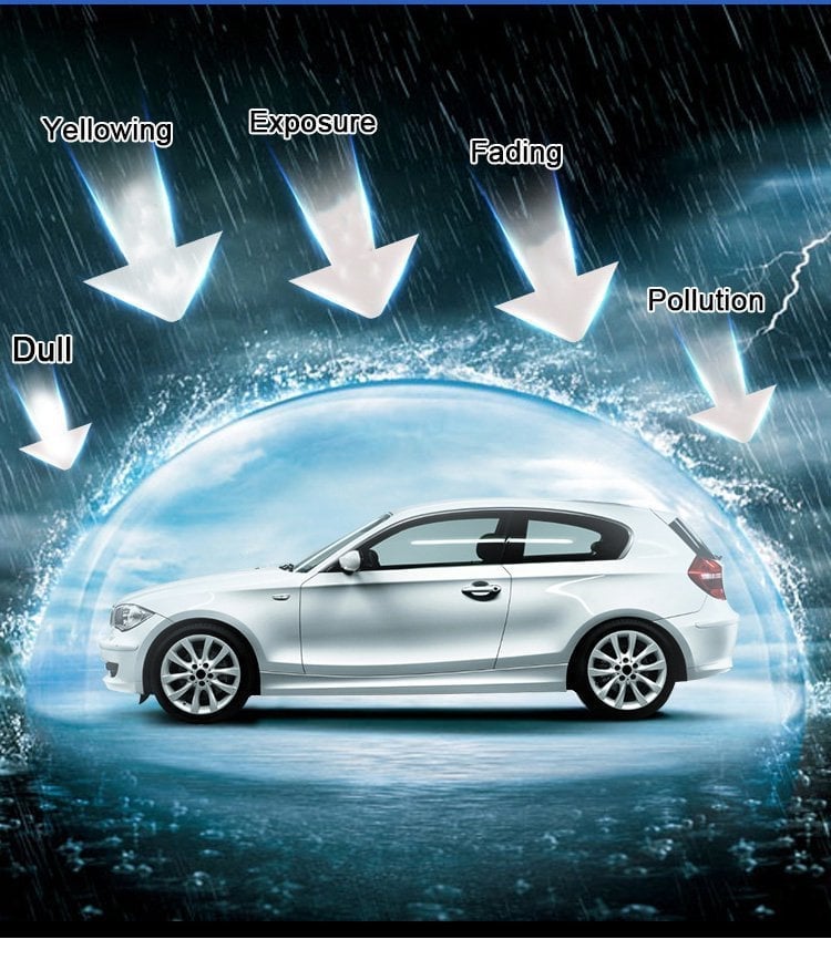 Windschutzscheibenbürste entfernt Ölfilm